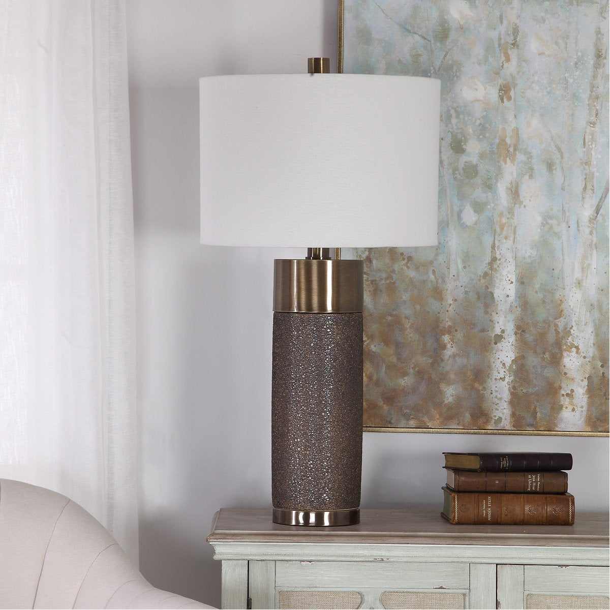 Uttermost Brannock Bronze Table Lamp