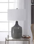 Uttermost Felipe Distressed Gray Table Lamp