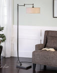 Uttermost Lamine Dark Bronze Floor Lamp