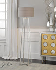 Uttermost Keokee Polished Nickel Floor Lamp