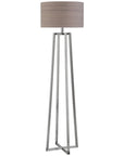 Uttermost Keokee Polished Nickel Floor Lamp