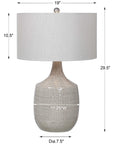 Uttermost Felipe Gray Table Lamp
