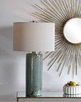 Uttermost Callais Crackled Aqua Table Lamp