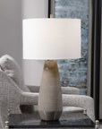 Uttermost Volterra Taupe-Gray Table Lamp