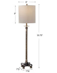 Uttermost Parnell Industrial Buffet Lamp