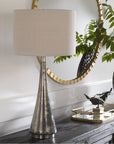 Uttermost Contour Metallic Glass Table Lamp