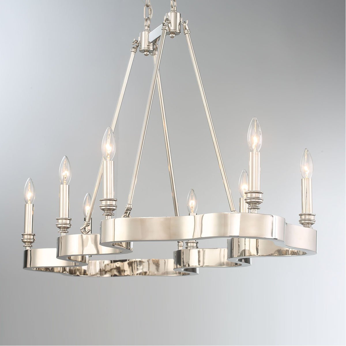Eurofase Leyton 8-Light Oval Chandelier