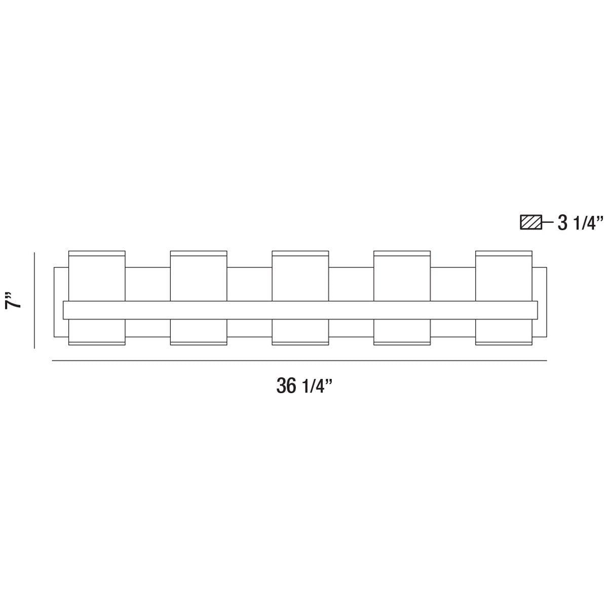 Eurofase Cambridge 36-Inch Vanity Light