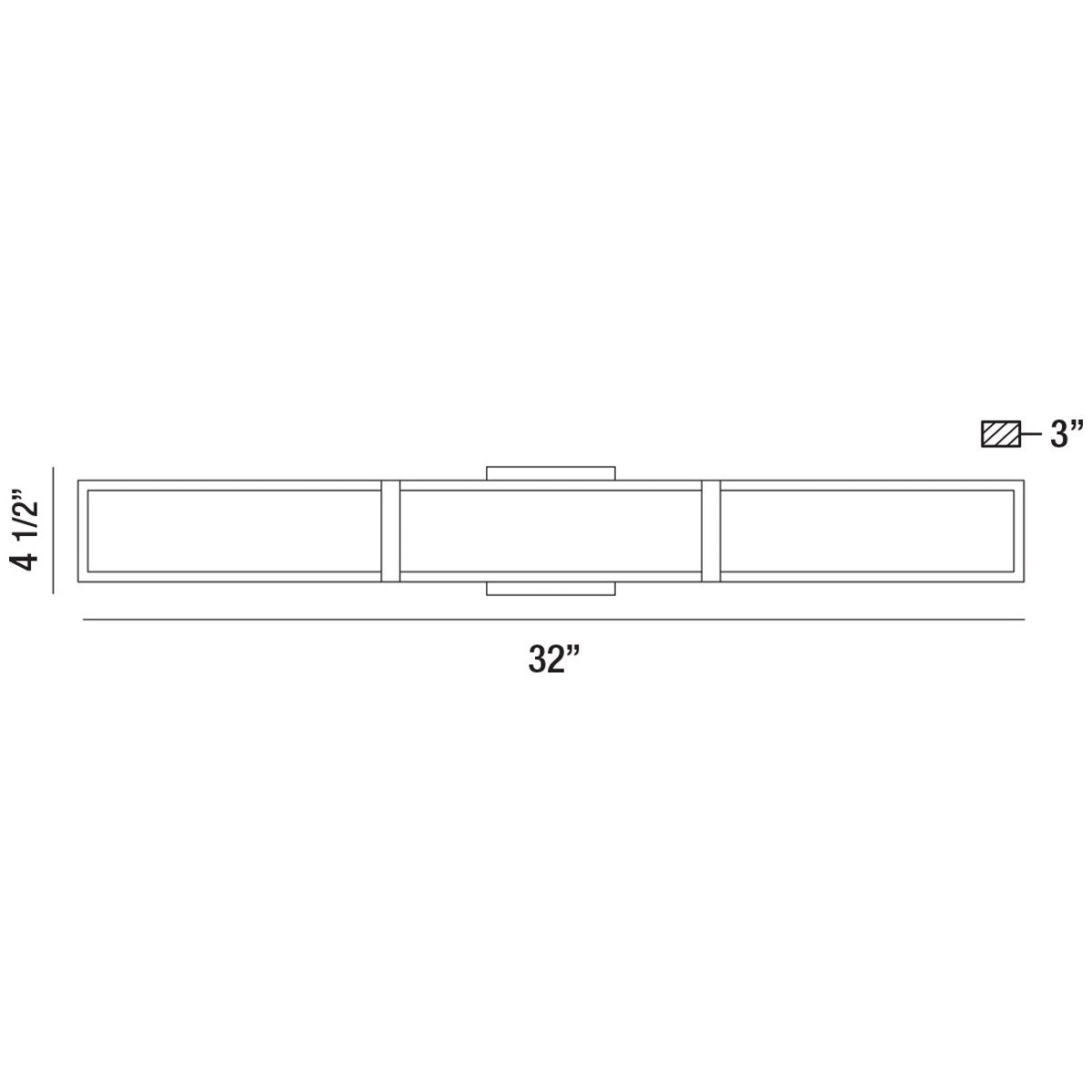 Eurofase Gerrard 32-Inch LED Sconce