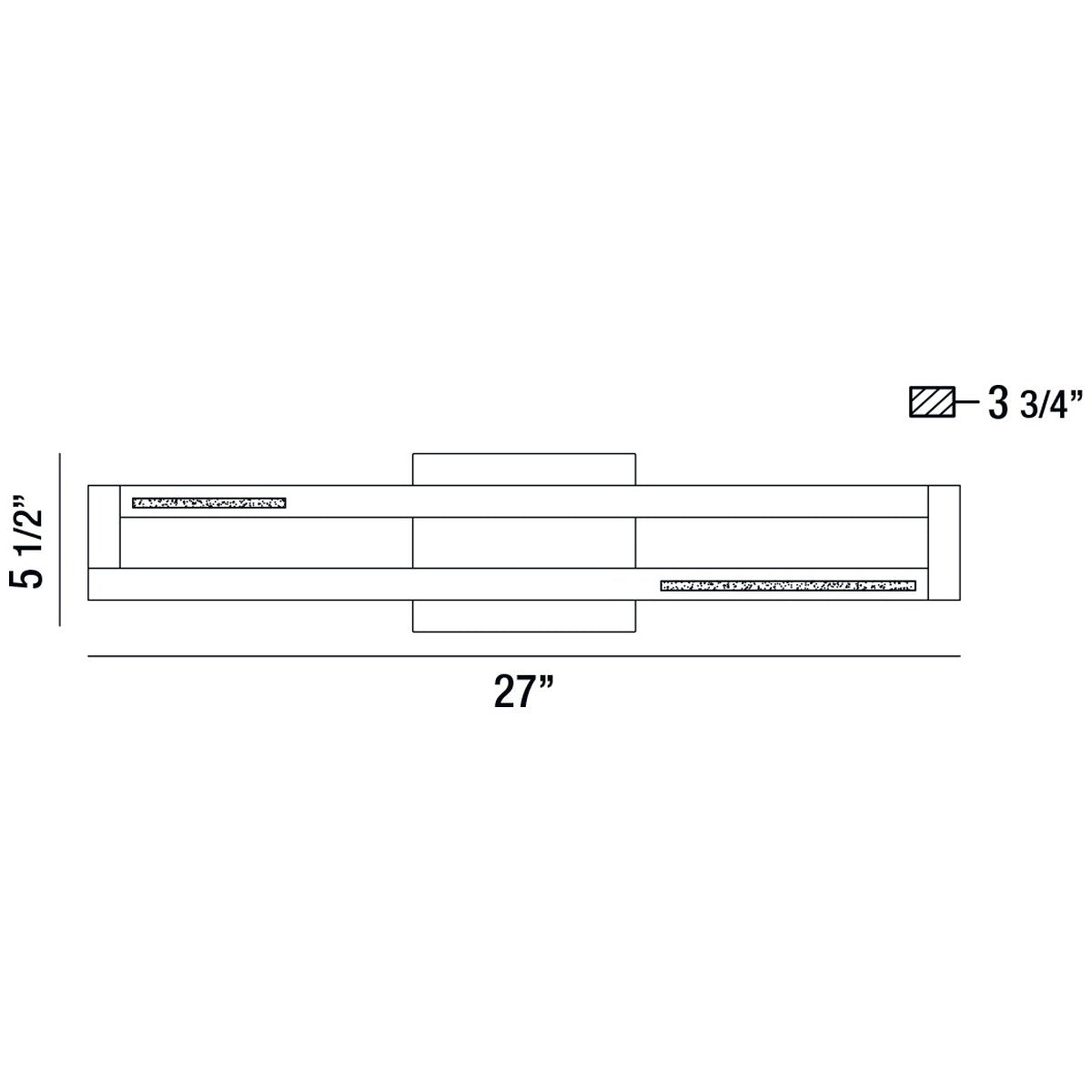 Eurofase Clinton 27-Inch Vanity Light