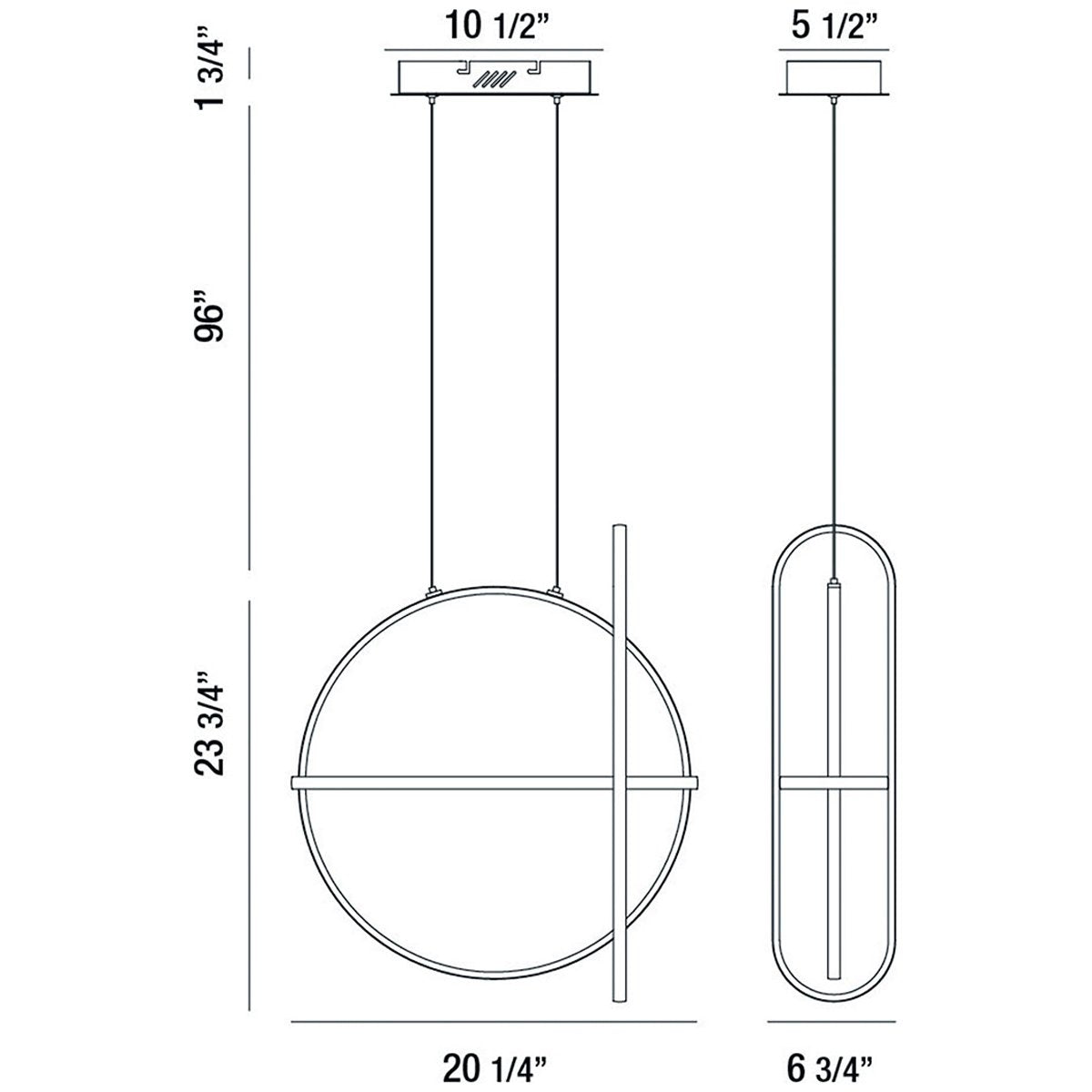 Eurofase Berkley 20-Inch Round Chandelier
