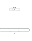 Eurofase Berkley 47-Inch Linear Chandelier