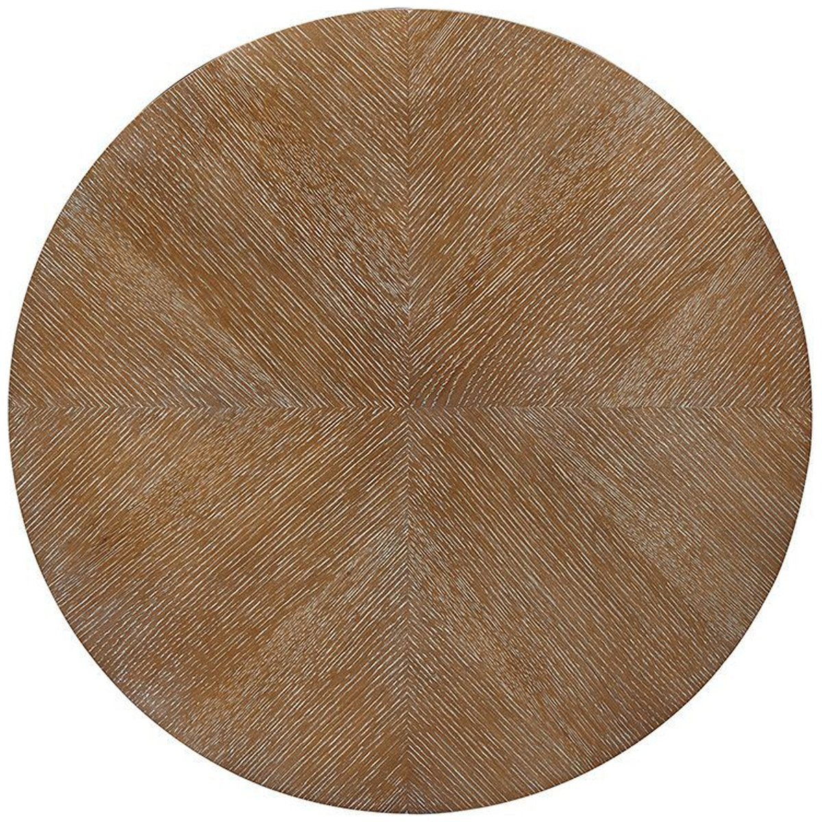 Hickory White Central Park Ray River Rock Accent Table