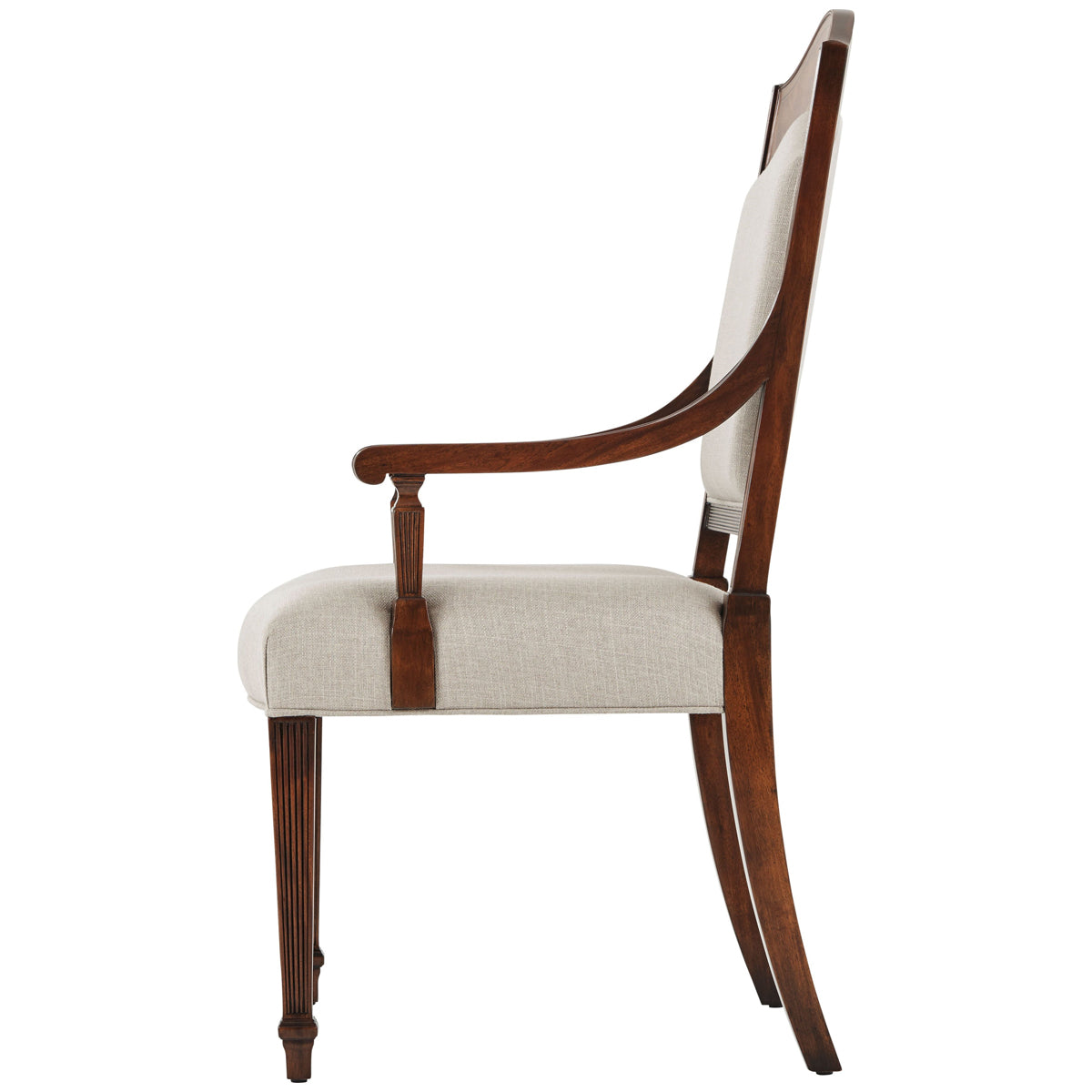 Theodore Alexander Sheraton's Satinwood Armchair, Set of 2
