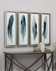 Uttermost Feathered Beauty Prints, S/4