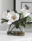 Uttermost Middleton Magnolia Flower Centerpiece