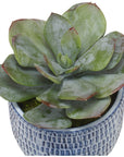 Uttermost Puebla Greenery in Blue & White Pots, 3-Piece Set
