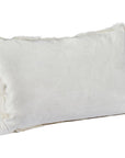 Interlude Home Goat Skin Bolster Pillow