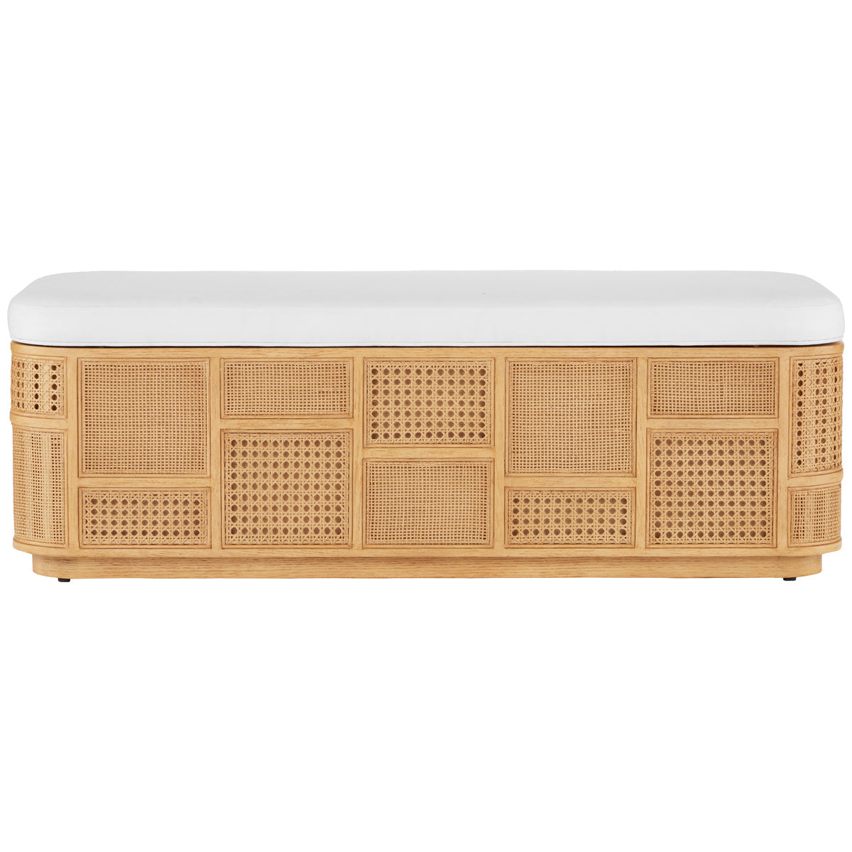 Currey and Company Anisa Natural Storage Bench