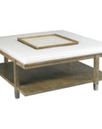 Hickory White A la Carte Westwood Cocktail Ottoman with Tray