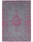 Louis de Poortere Fading World Medaillon 8261 Pink Flash Rug