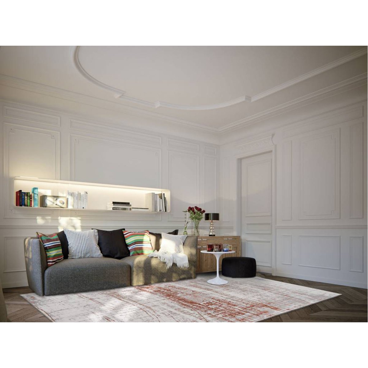 Louis de Poortere Mad Men Griff 8956 Copperfield Rug