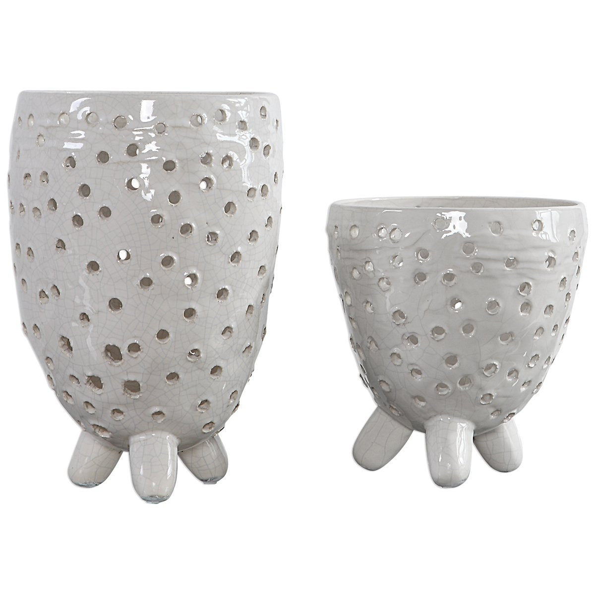 Uttermost Milla Mid-Century Modern Vases, 2-Piece Set