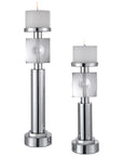 Uttermost Kyrie Nickel Candleholders, 2-Piece Set