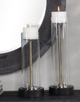 Uttermost Charvi Glass Candleholders, 2-Piece Set