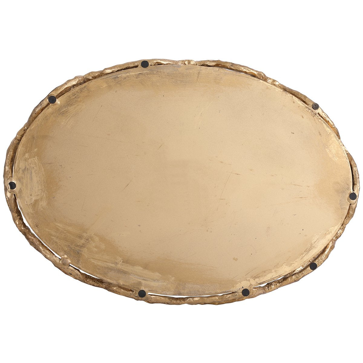 Uttermost Cable Chain Mirrored Tray