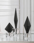 Uttermost Alize Black Sculptures, 3-Piece Set