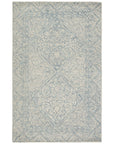 Jaipur Almira Carmen Trellis Border Blue Light Gray ALR01 Rug