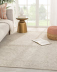 Jaipur Almira Lena Medallion Light Gray Cream ALR03 Rug