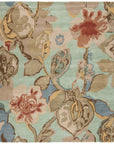 Jaipur Blue Petal Pusher Aqua Foam BL71 Area Rug