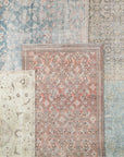 Jaipur Boheme Bardia Oriental Damask Dark Teal Rust BOH08 Rug