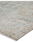 Jaipur Boheme Stag Oriental Floral Teal Gold BOH17 Rug