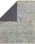 Jaipur Boheme Stag Oriental Floral Teal Gold BOH17 Rug
