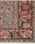 Jaipur Boheme Wesleyan Medallion Border Rust Gray BOH18 Rug