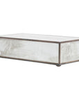 Worlds Away Rectangular Box - Antique Mirror