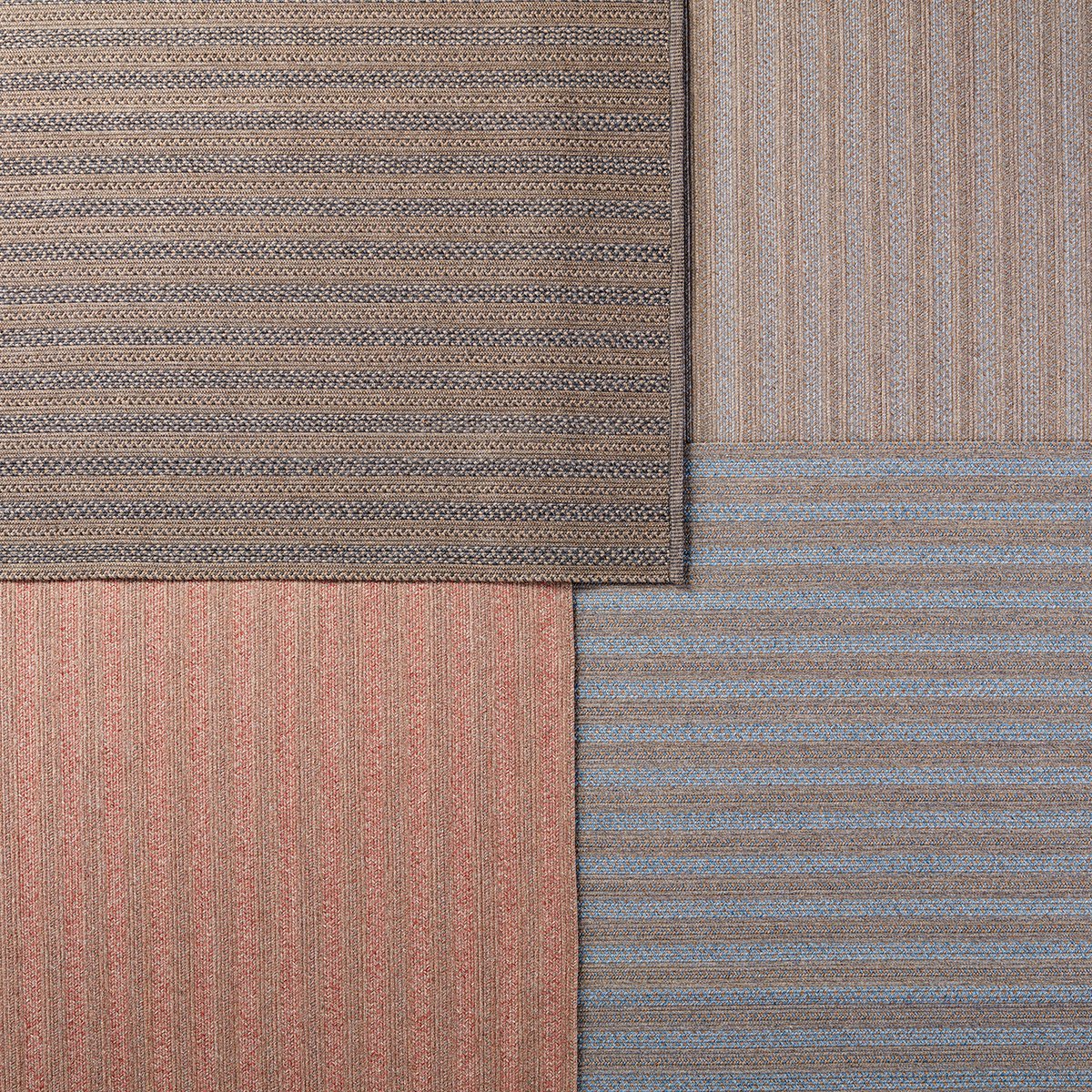 Jaipur Brontide Topsail Stripes Rose Taupe BRO02 Rug