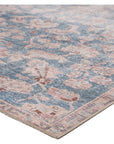 Jaipur Chateau Bardia Oriental Damask Blue Light Pink CHT07 Rug