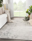 Jaipur Cirque Cian Abstract Gray Ivory CIQ30 Rug