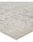 Jaipur Cirque Jasiel Trellis Floral Gray Ivory CIQ36 Rug