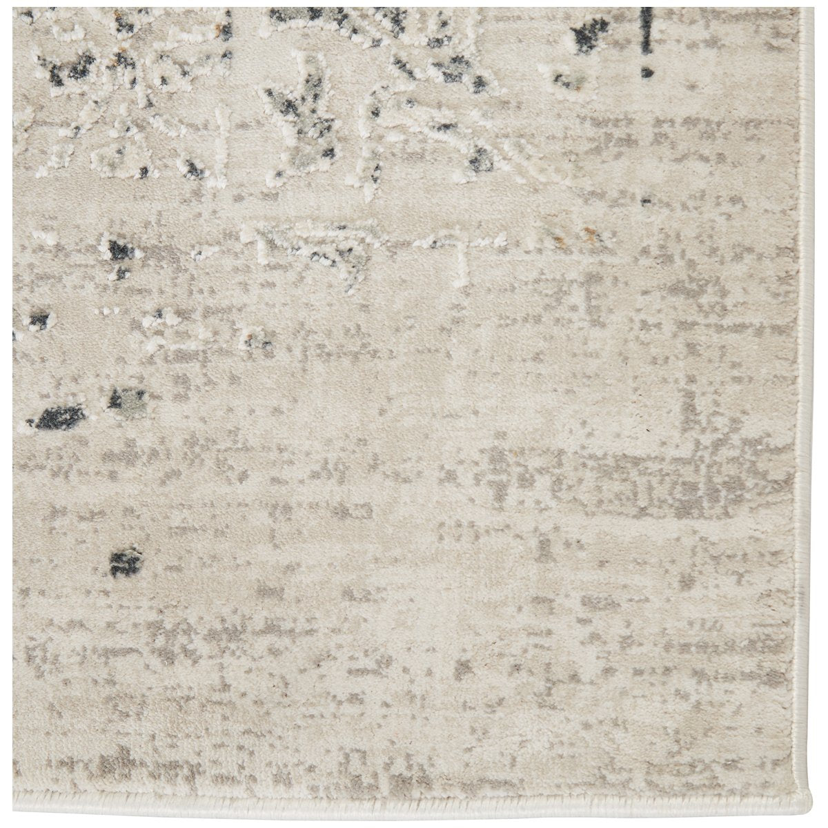 Jaipur Cirque Jasiel Trellis Floral Gray Ivory CIQ36 Rug