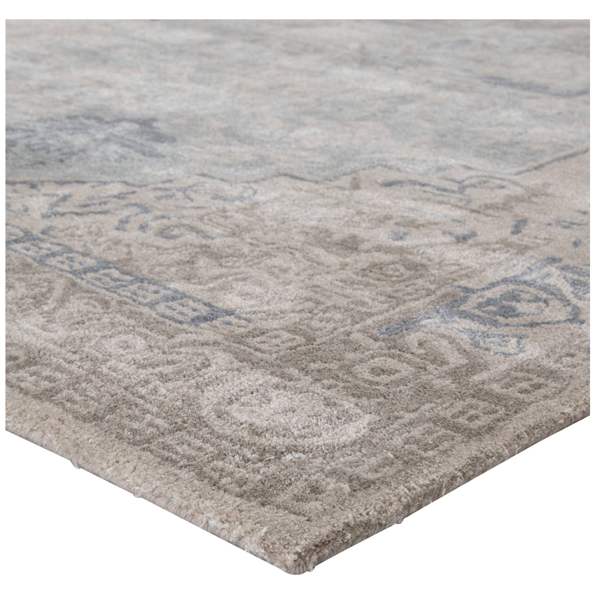 Jaipur Citrine Bronde Medallion CIT04 Gray/Light Blue Area Rug