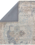 Jaipur Citrine Bronde Medallion CIT04 Gray/Light Blue Area Rug