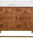 Worlds Away Clifford Bath Vanity in Dark Burl