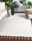 Jaipur Coronado Encanto Solid White Light Gray CND02 Rug