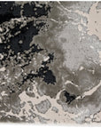 Jaipur Catalyst Fen Abstract Black Gray CTY01 Rug