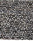 Jaipur Emblem Morse Trellis Geometric Gray Dark Blue EMB03 Rug